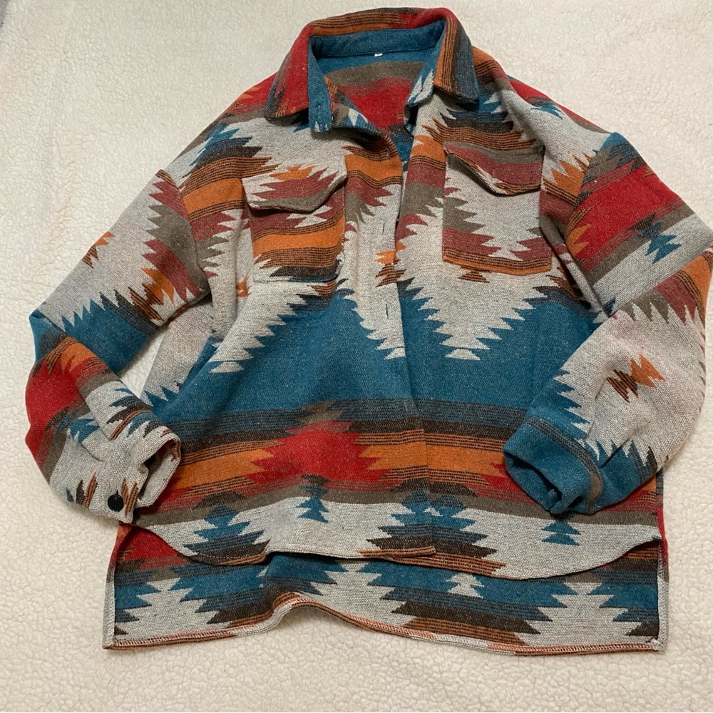 Oversized Multi-Color Jacket